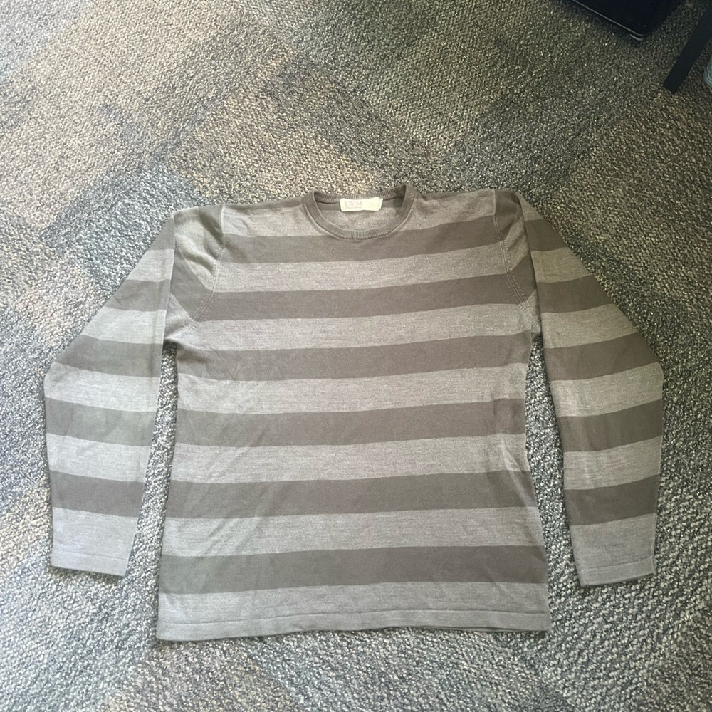 Green striped shirt